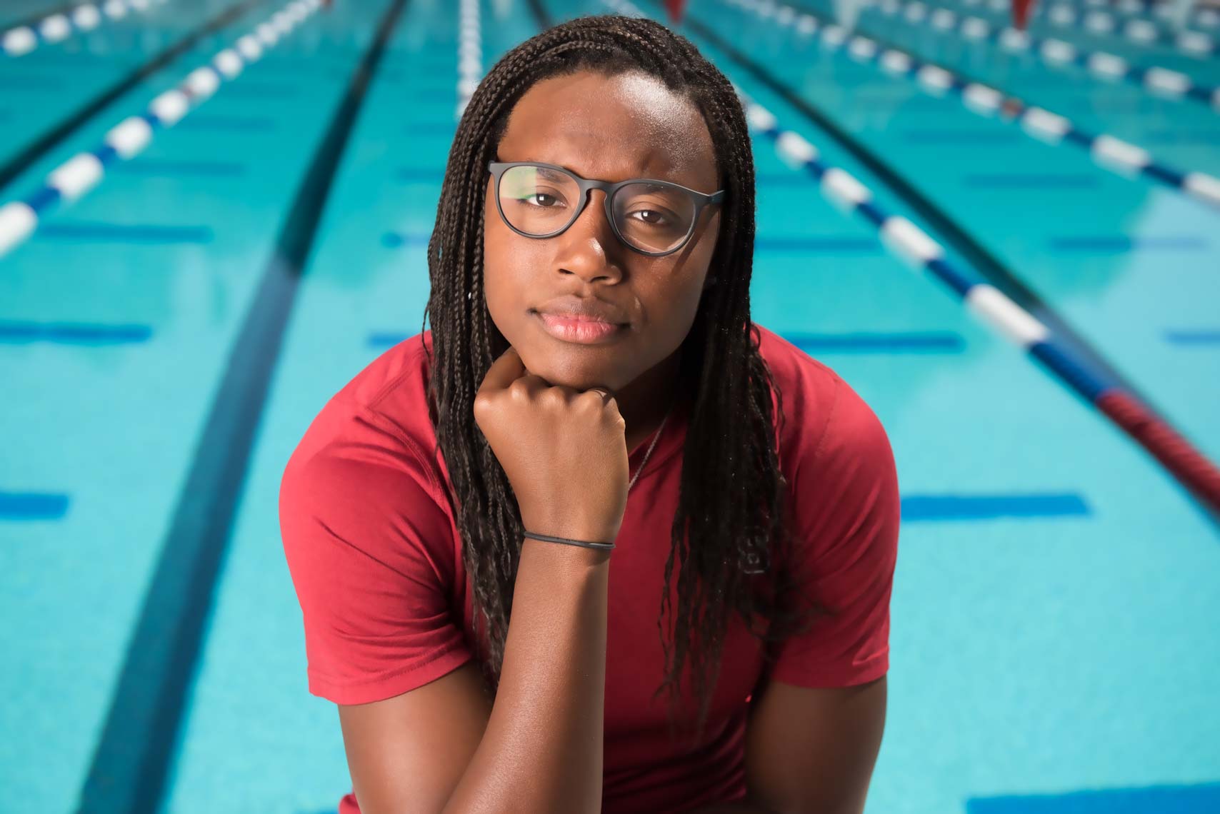 Simone Manuel by Mike Lewis