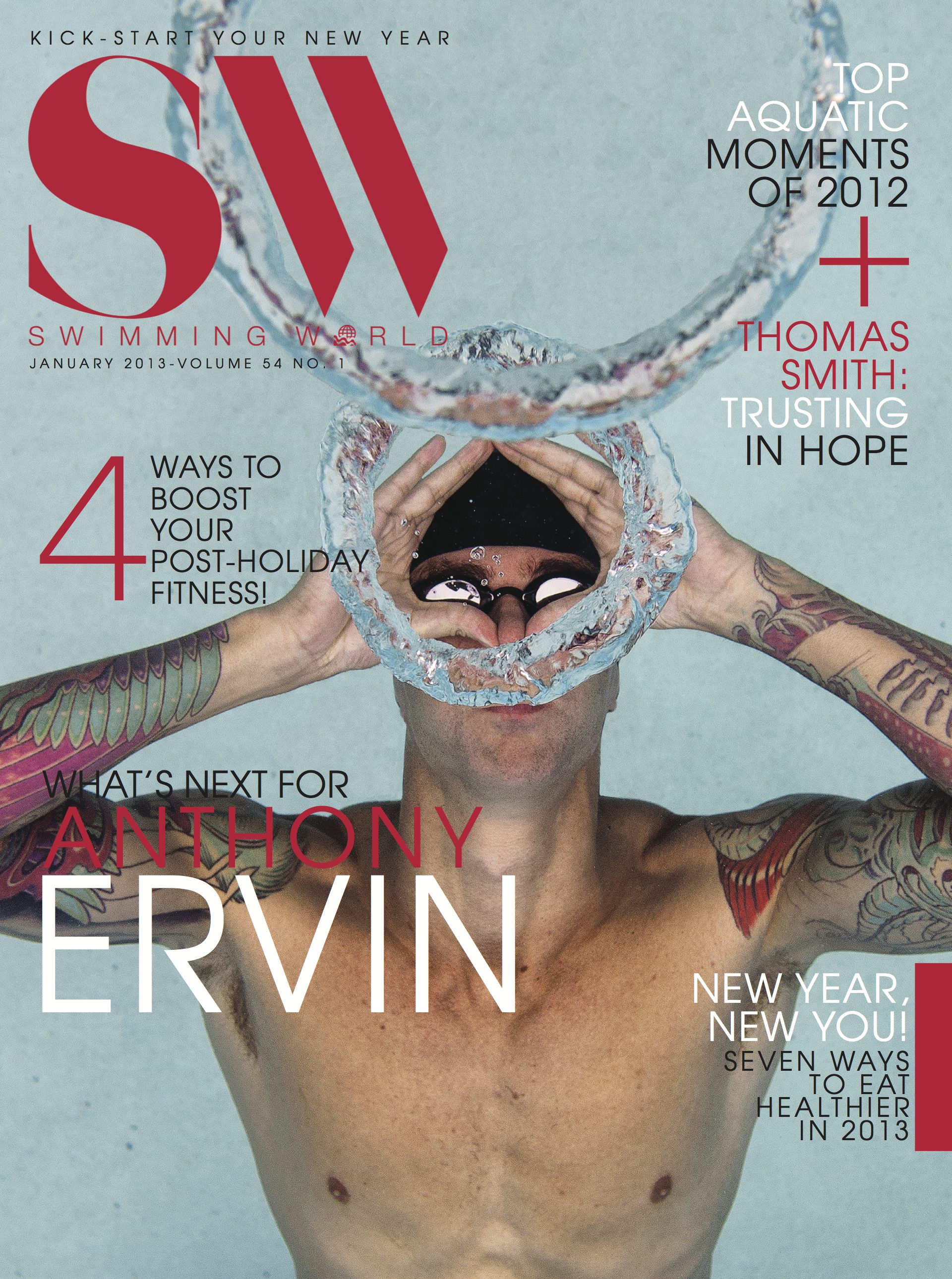 Swimming World Cover Anthony Ervin